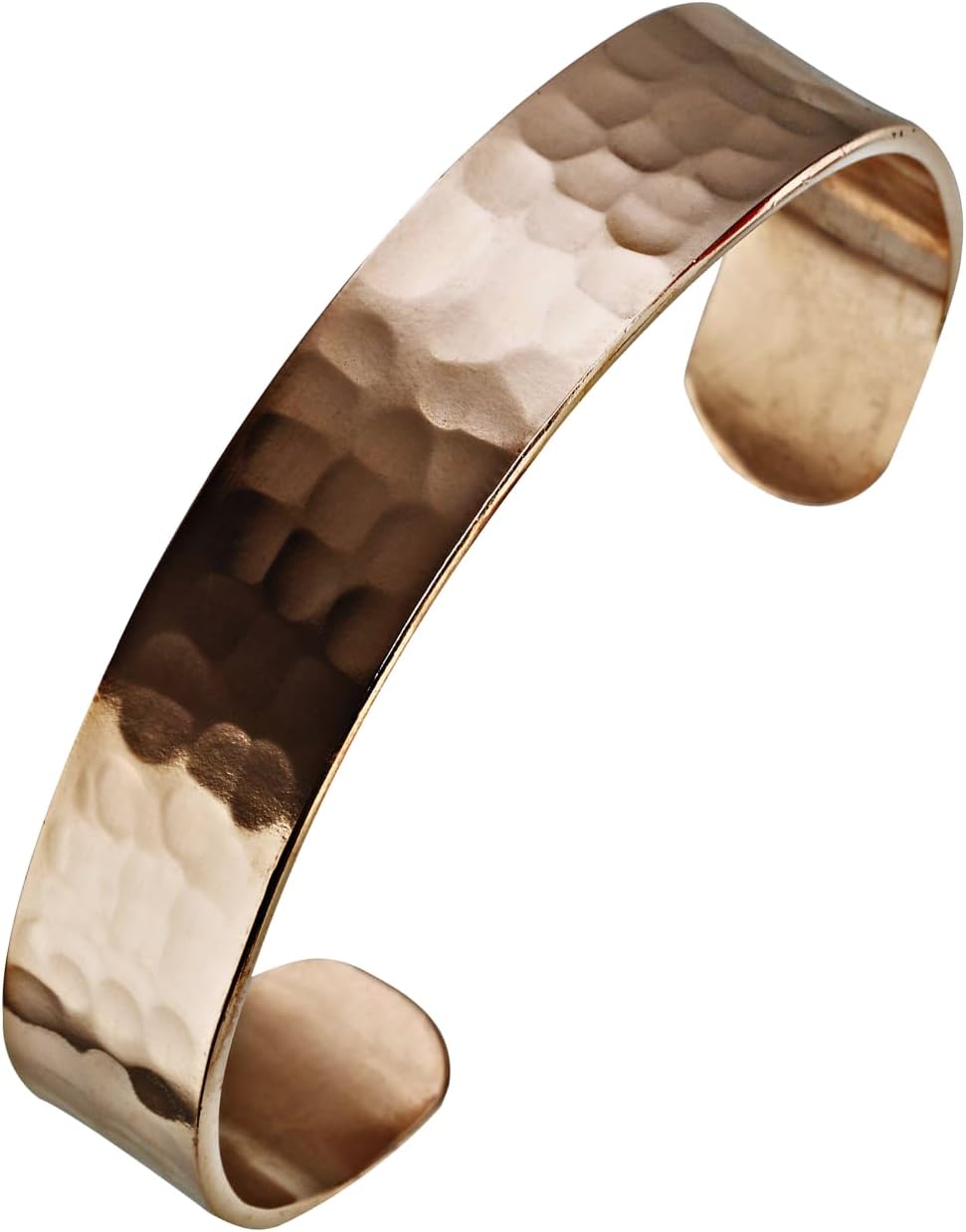 DEMMEX hammered uncoated copper cuff