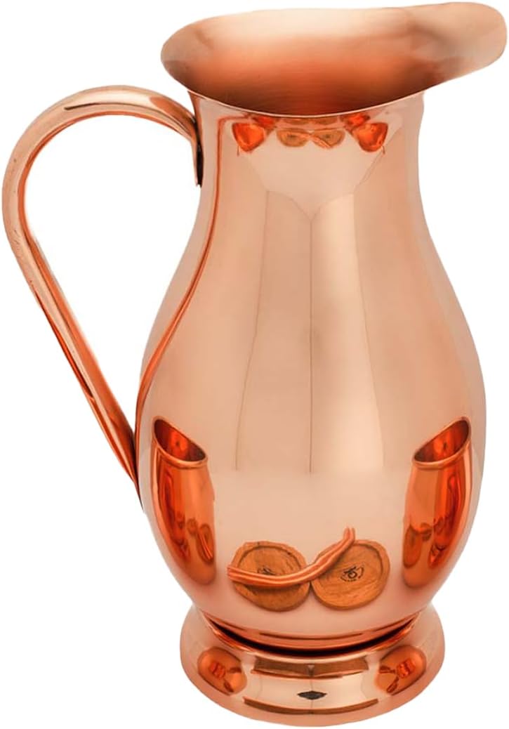 Copper Mules 70 oz copper pitcher with lid